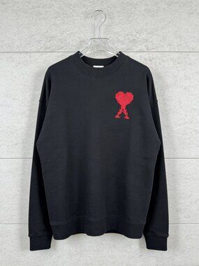 Ami Heart Embroidered Short-Sleeve T-Shirt